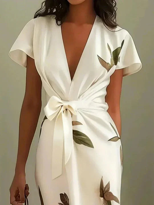 Patricia™ | Vestido cruzado floral