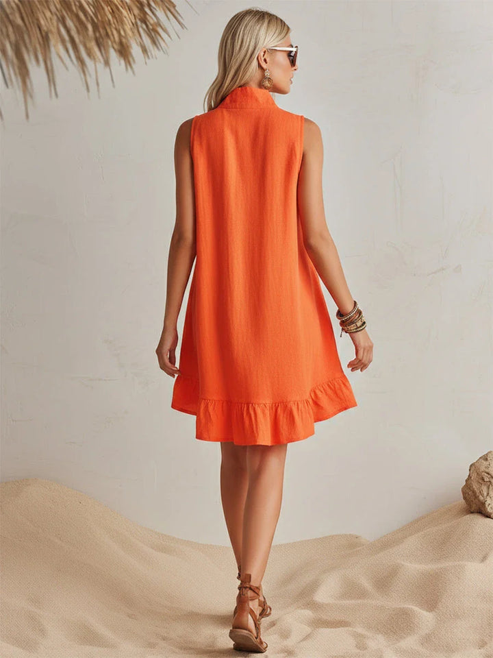 Lola™ | Minivestido fruncido con cremallera