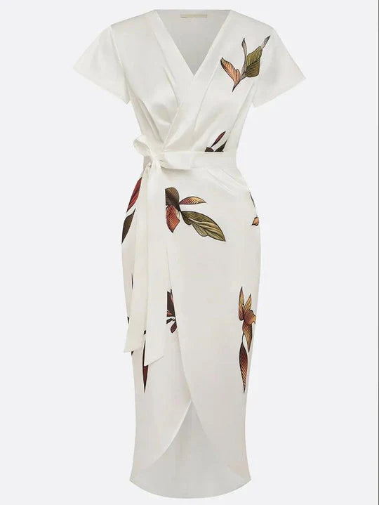 Patricia™ | Vestido cruzado floral