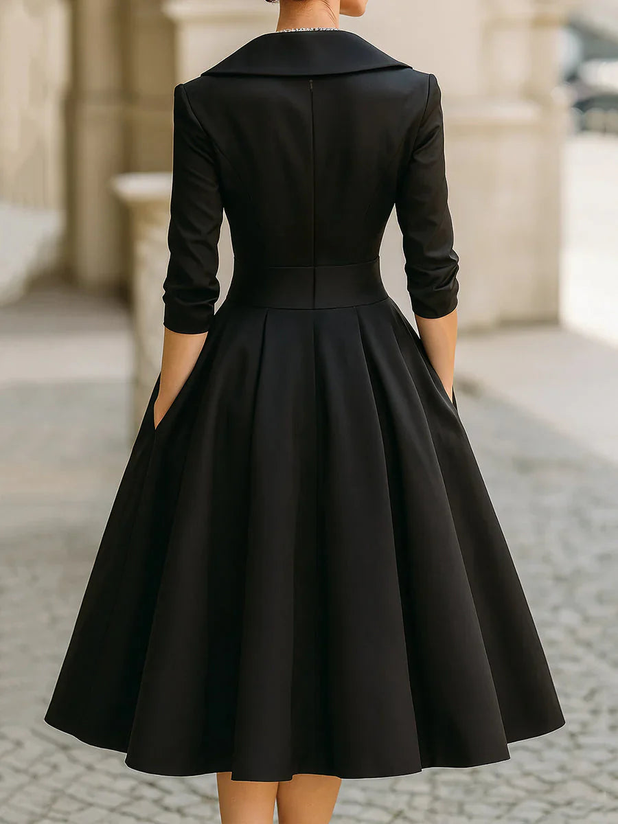 Rocío™ | Vestido Midi Satinado