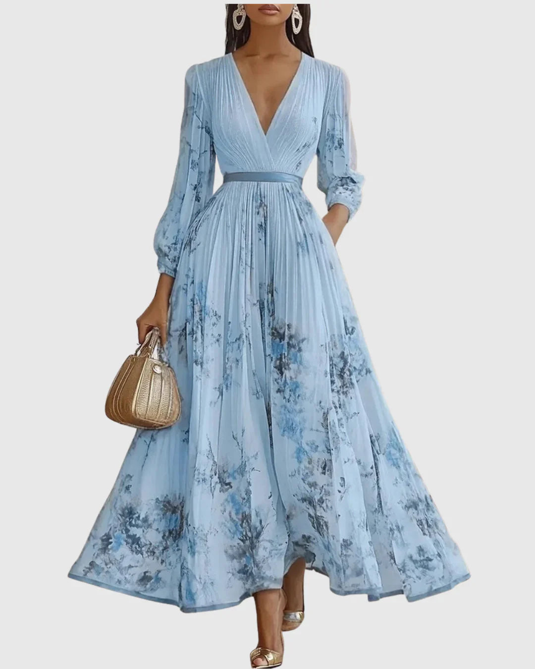 Beatriz™ | Vestido Maxi Plisado Elegante