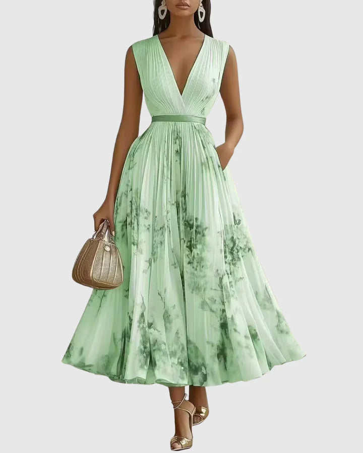 Beatriz™ | Vestido Maxi Plisado Elegante