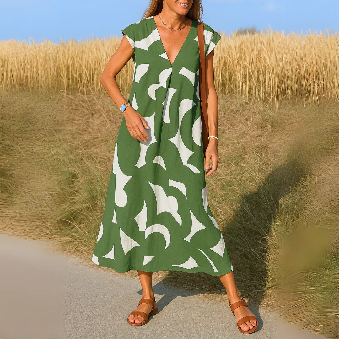 Nuria™ | Vestido calados minimalista