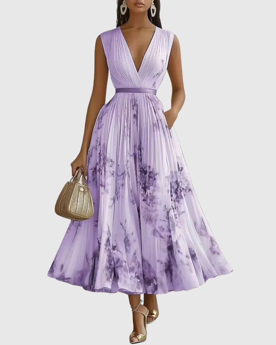 Beatriz™ | Vestido Maxi Plisado Elegante