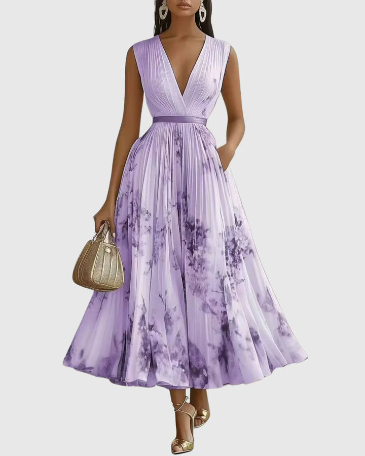 Beatriz™ | Vestido Maxi Plisado Elegante