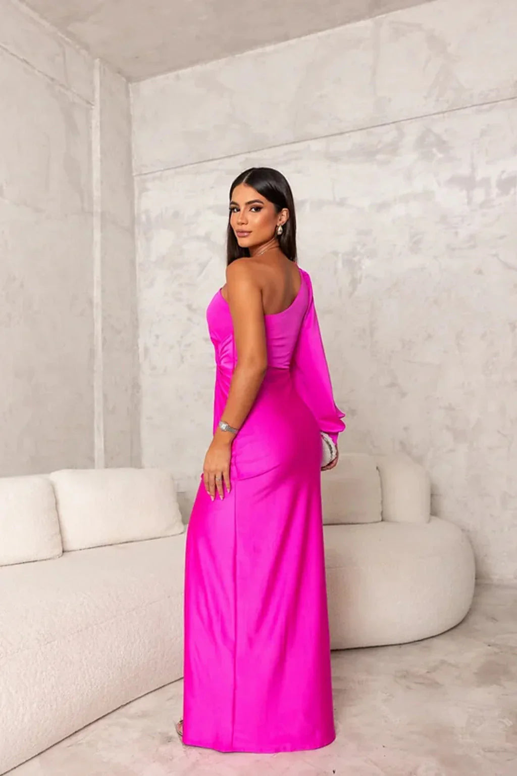 Adriana™ | Vestido noche asimétrico