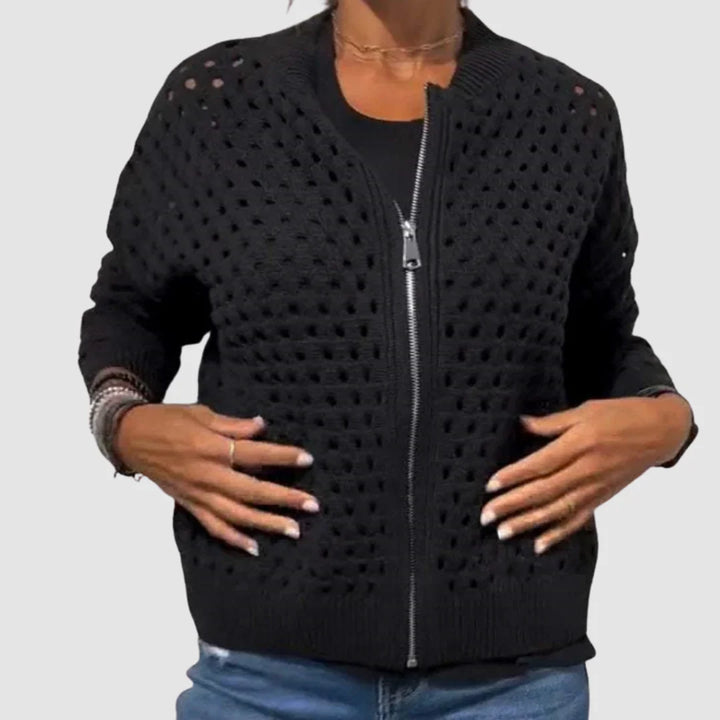 Nuria™ | Chaqueta de punto refinada