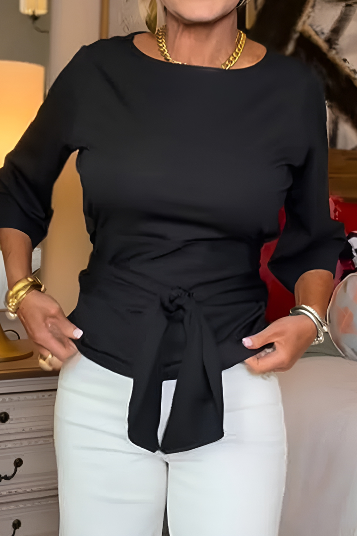 Carla™ | Blusa Elegante con Lazo
