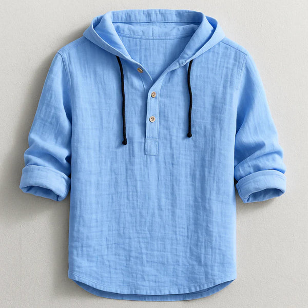 Laia™ | Camisa con capucha refinada