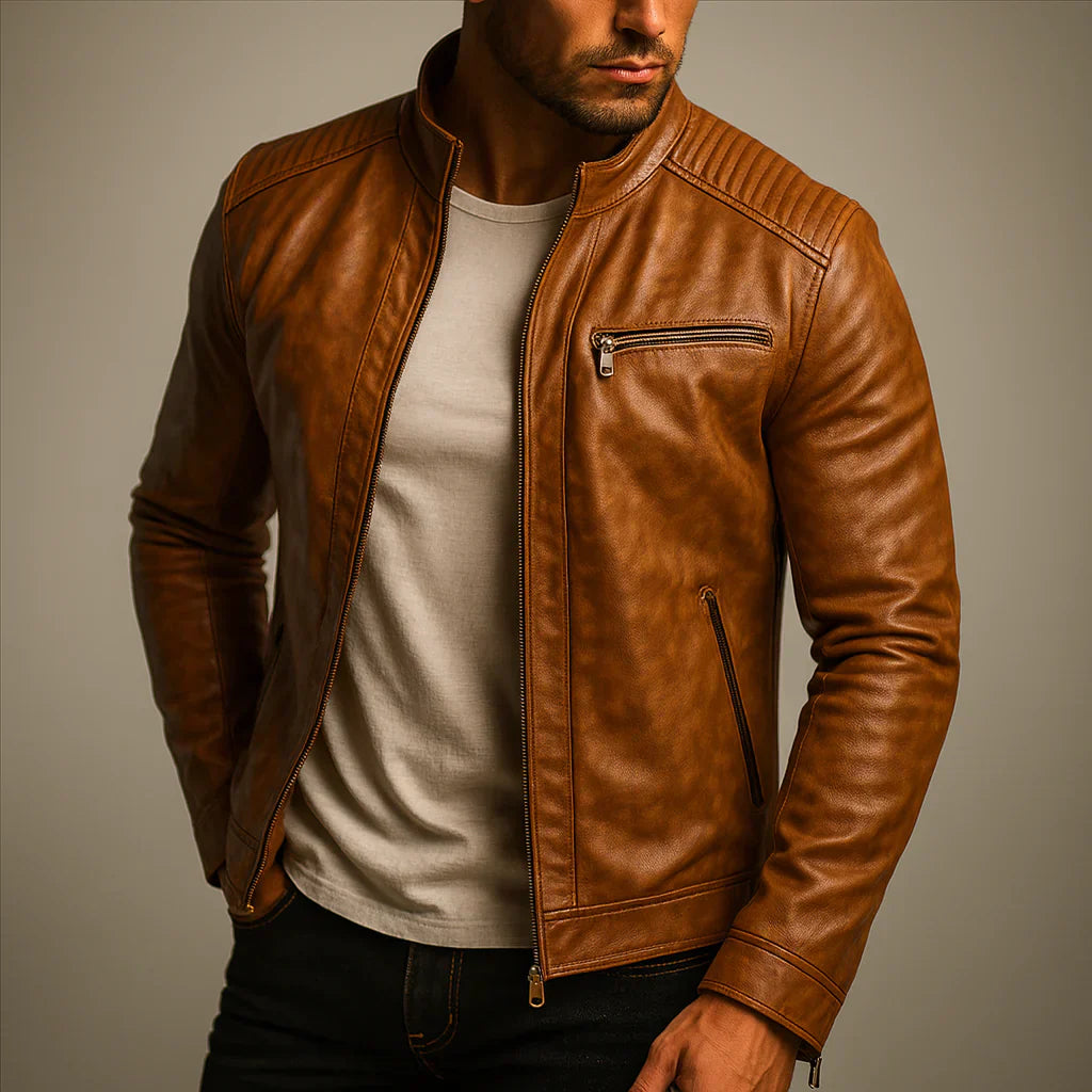 Sara™ | Chaqueta de cuero sintético