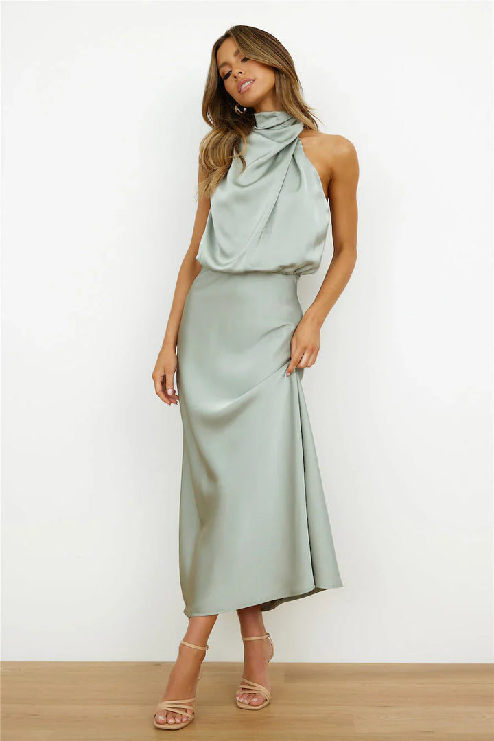 Sara™ | Vestido Escote Americano