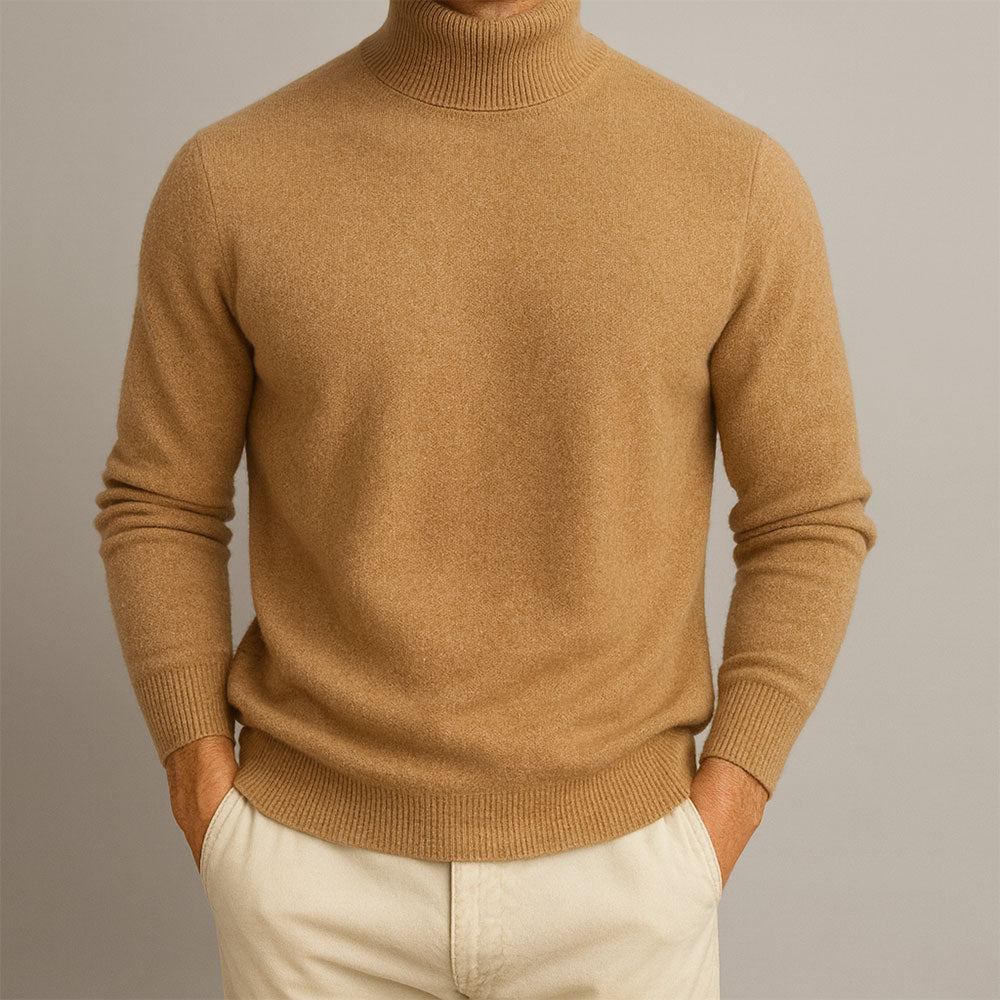 Alba™ | Jersey cuello alto cachemir