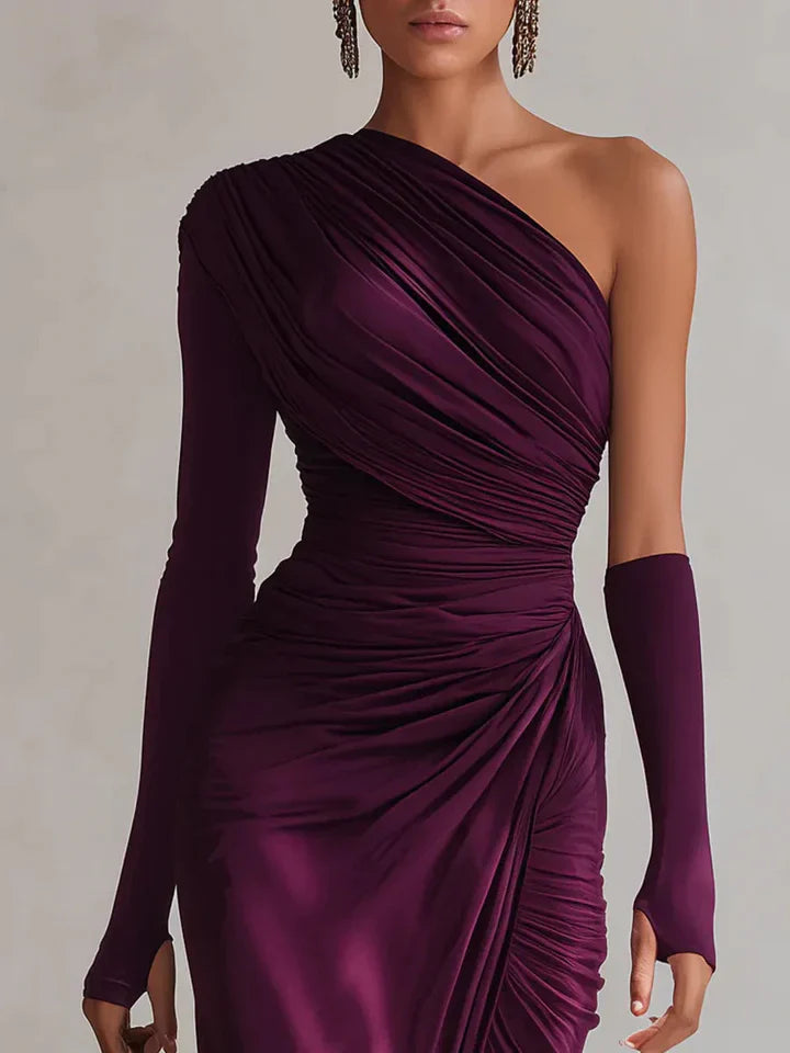 Emma™ | Vestido asimétrico largo