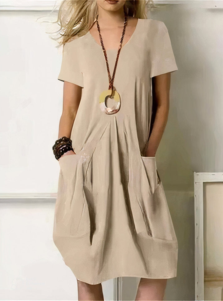 Carla™ | Vestido fluido minimalista