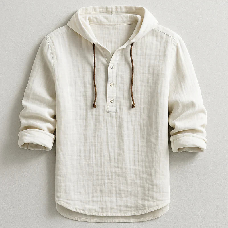 Laia™ | Camisa con capucha refinada