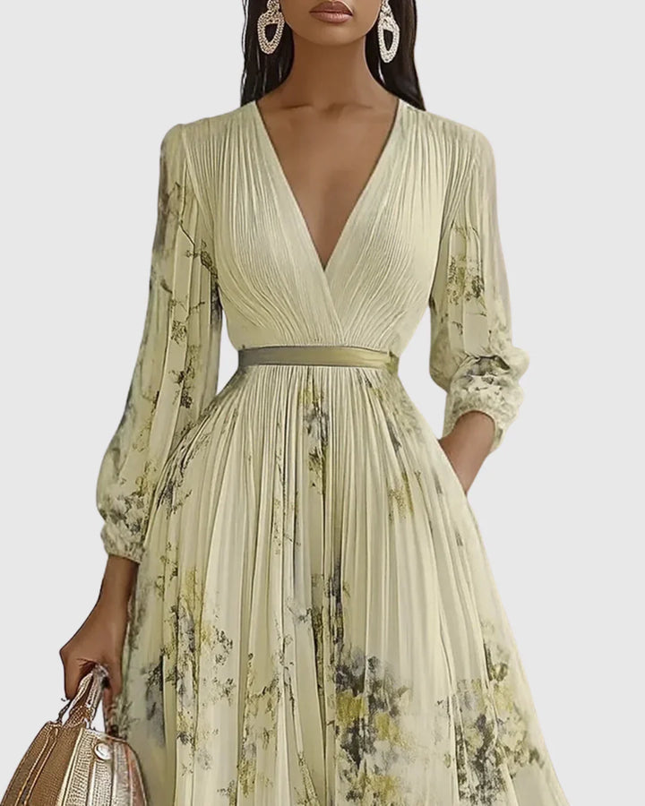 Beatriz™ | Vestido Maxi Plisado Elegante
