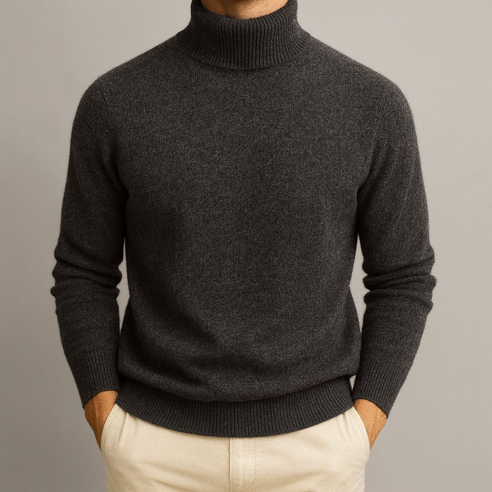 Alba™ | Jersey cuello alto cachemir
