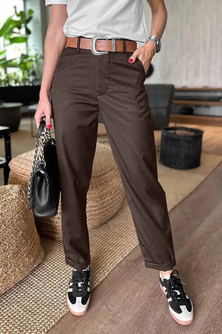 Silvia™ | Pantalones rayas elegantes