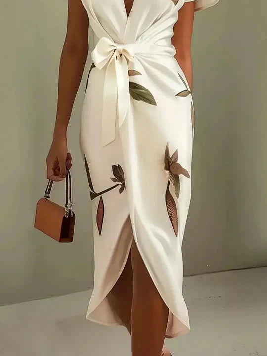 Patricia™ | Vestido cruzado floral
