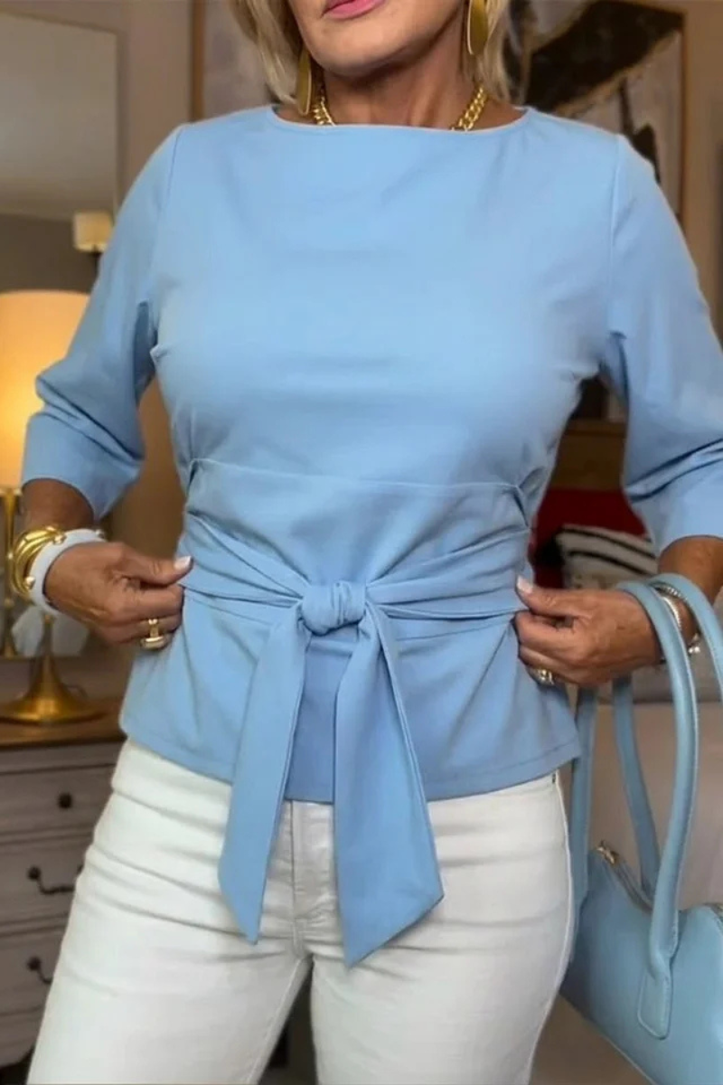Carla™ | Blusa Elegante con Lazo