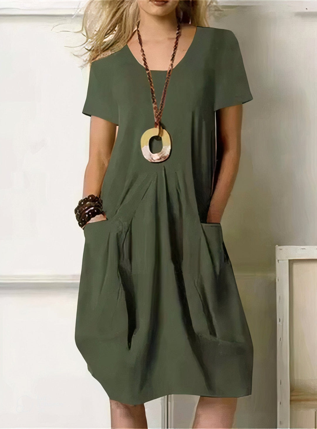 Carla™ | Vestido fluido minimalista