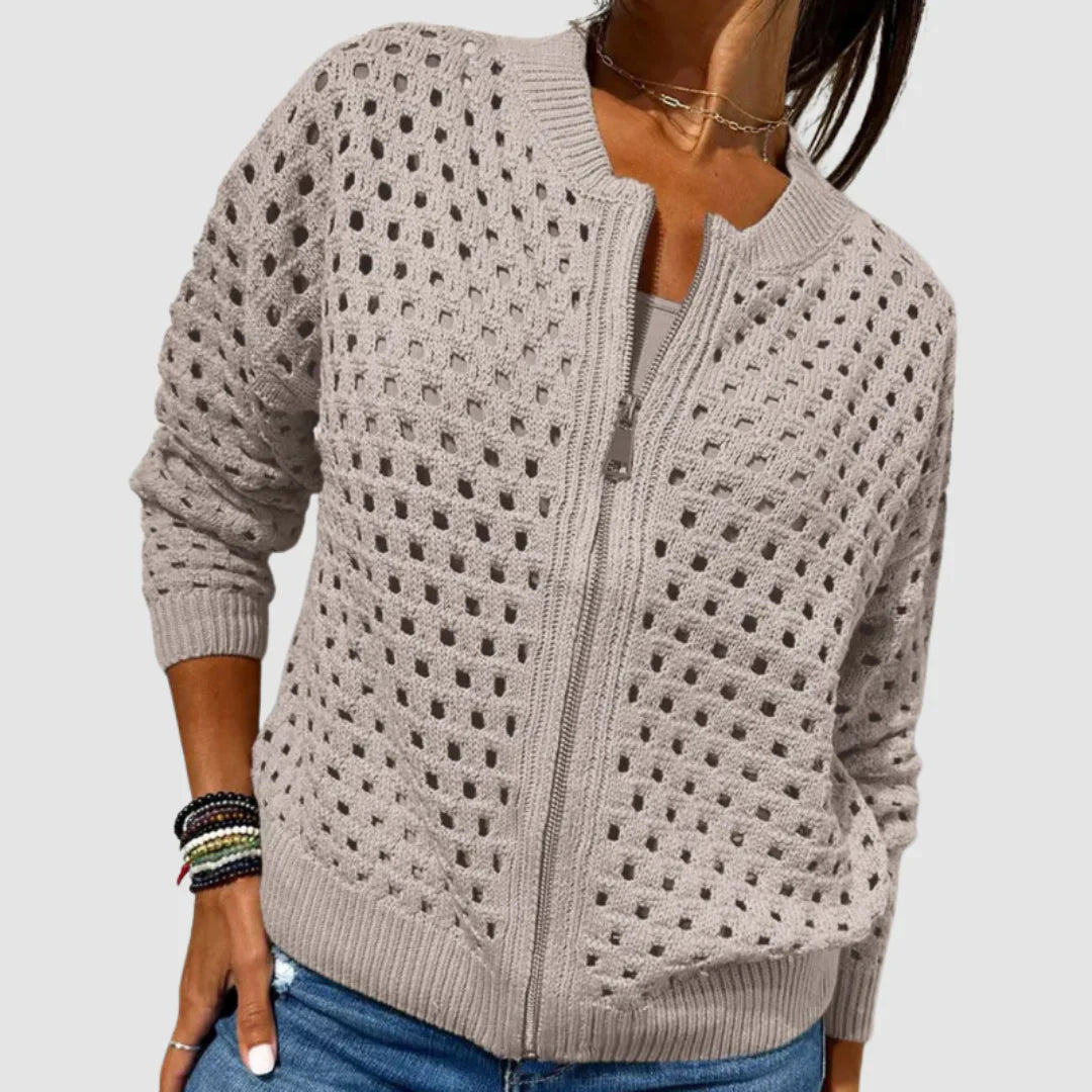 Nuria™ | Chaqueta de punto refinada