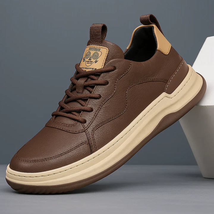 Laia™ | Zapatillas de piel sintética noble