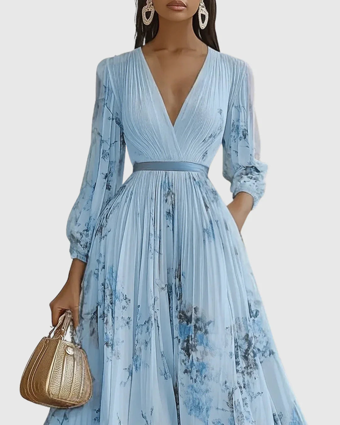 Beatriz™ | Vestido Maxi Plisado Elegante