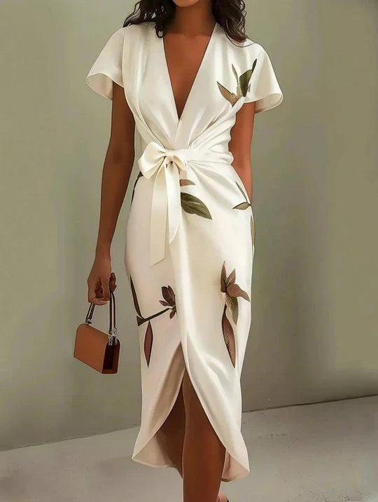 Patricia™ | Vestido cruzado floral