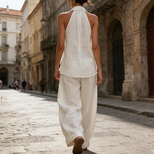 Alba™ | Conjunto de lino texturizado