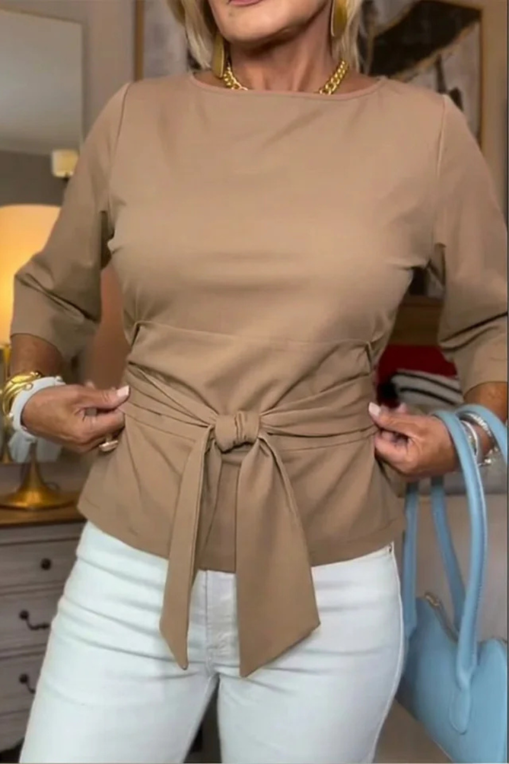 Carla™ | Blusa Elegante con Lazo