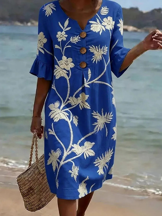 Natalia™ | Vestido floral casual mujer