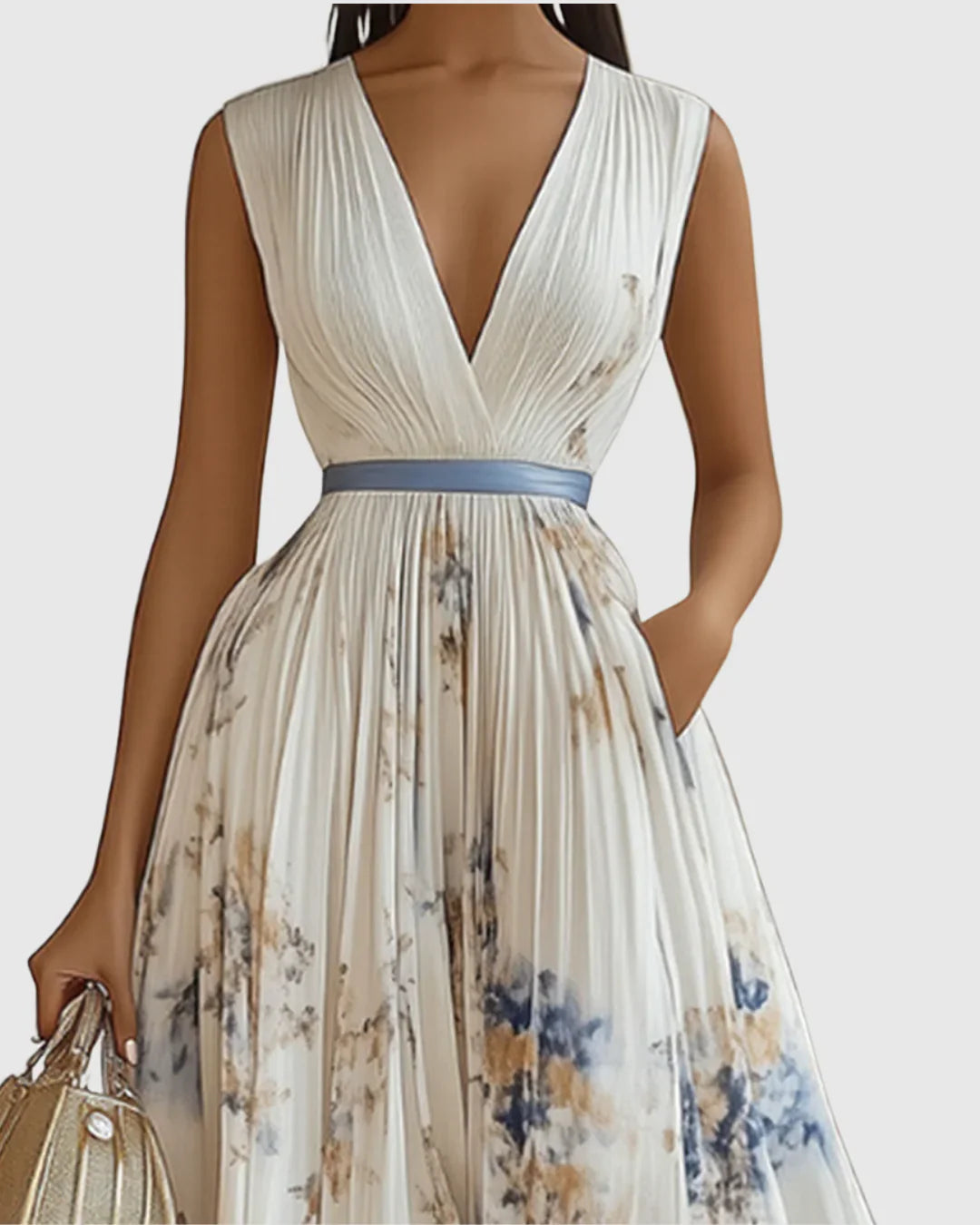 Beatriz™ | Vestido Maxi Plisado Elegante
