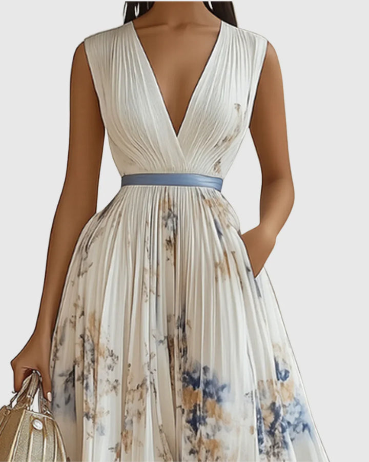 Beatriz™ | Vestido Maxi Plisado Elegante