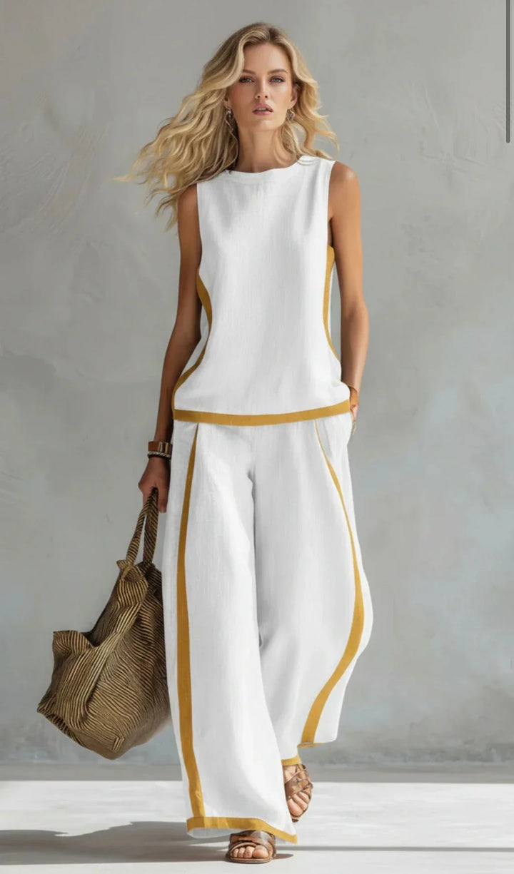 Blanca™ | Conjunto minimalista de dos piezas
