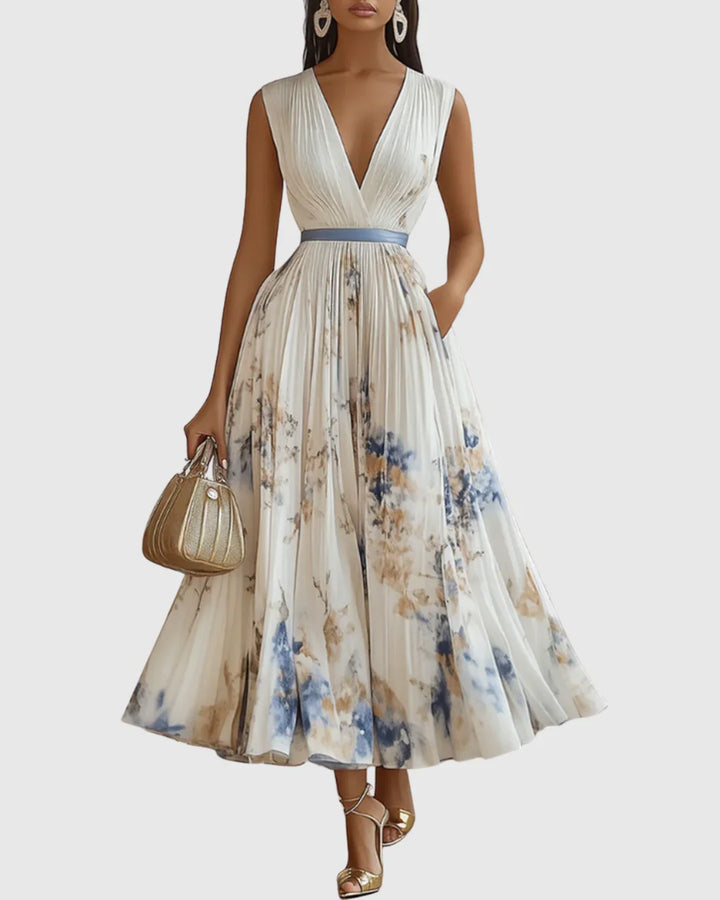 Beatriz™ | Vestido Maxi Plisado Elegante