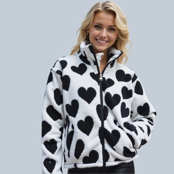 Diana™ | Chaqueta Reversible Corazones