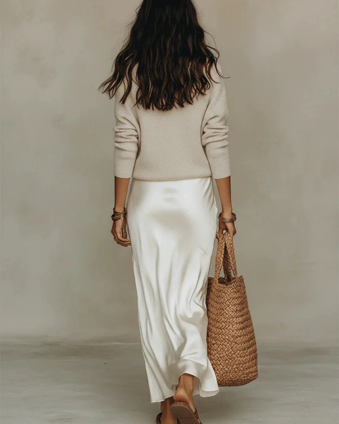 Laia™ | Vestido satinado minimalista