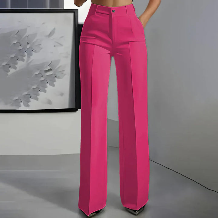 Andrea™ | Pantalones tiro alto impecables