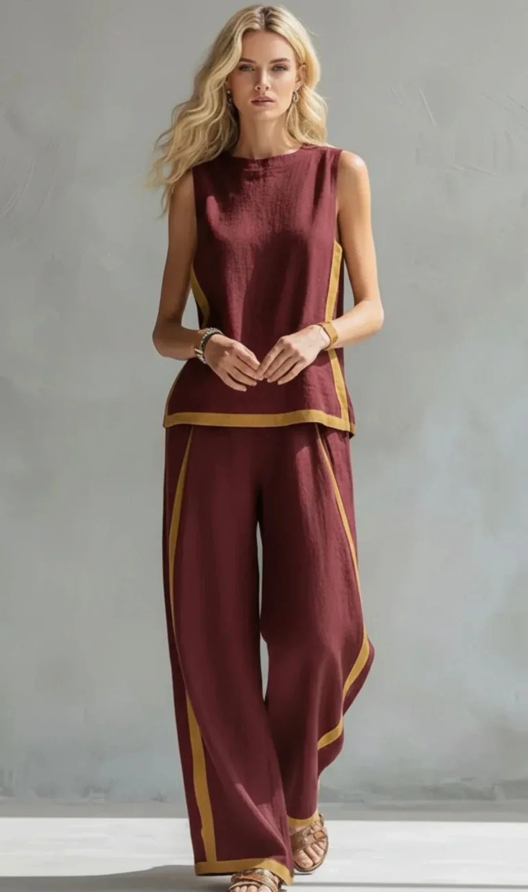 Blanca™ | Conjunto minimalista de dos piezas