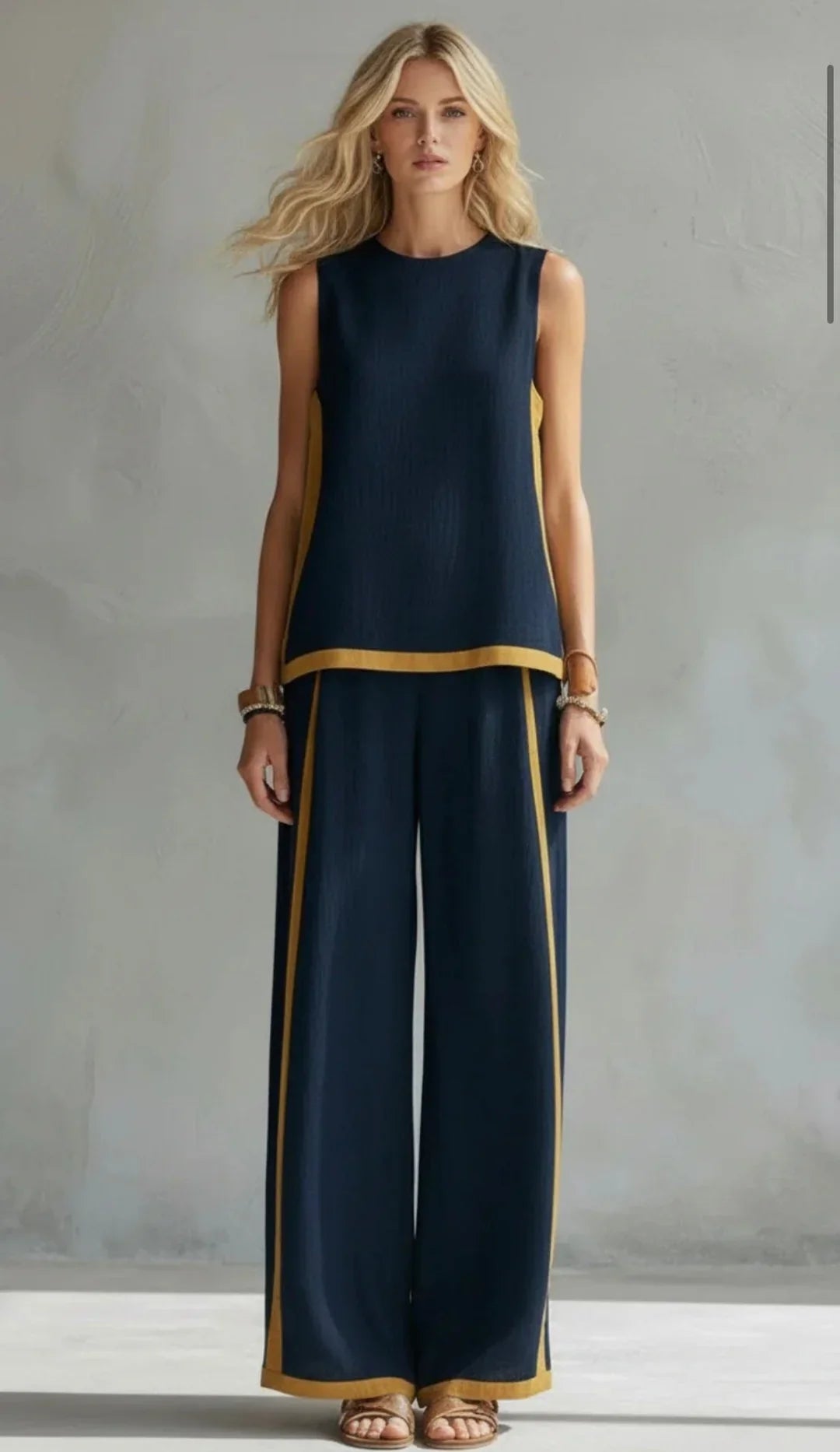 Blanca™ | Conjunto minimalista de dos piezas