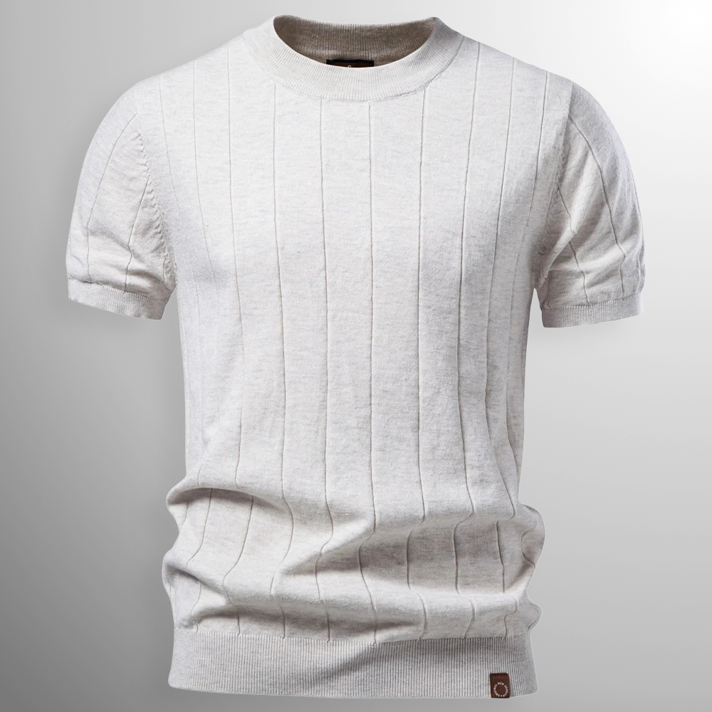 Celia™ | Camiseta canalé premium