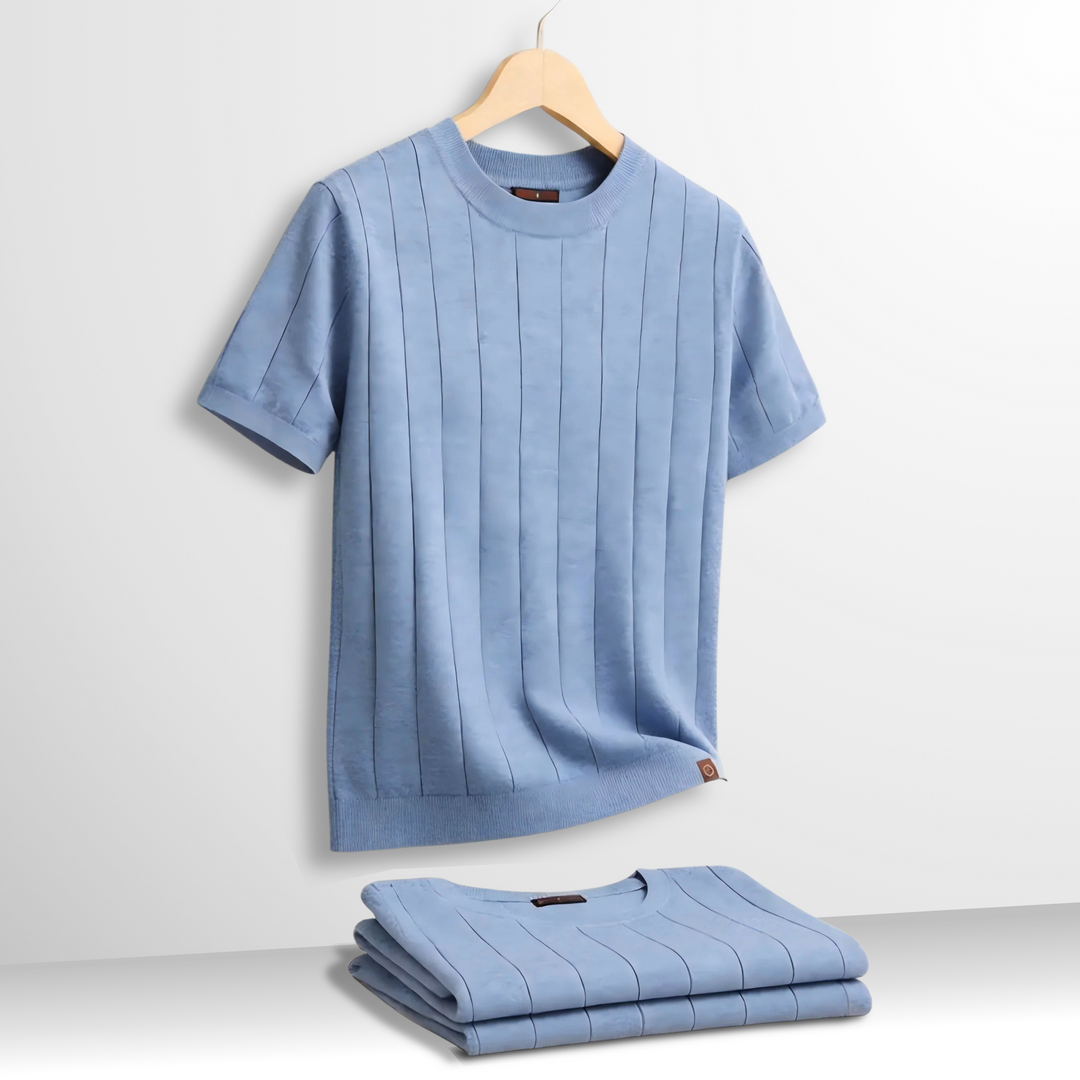 Celia™ | Camiseta canalé premium