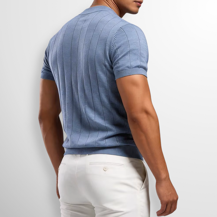 Celia™ | Camiseta canalé premium