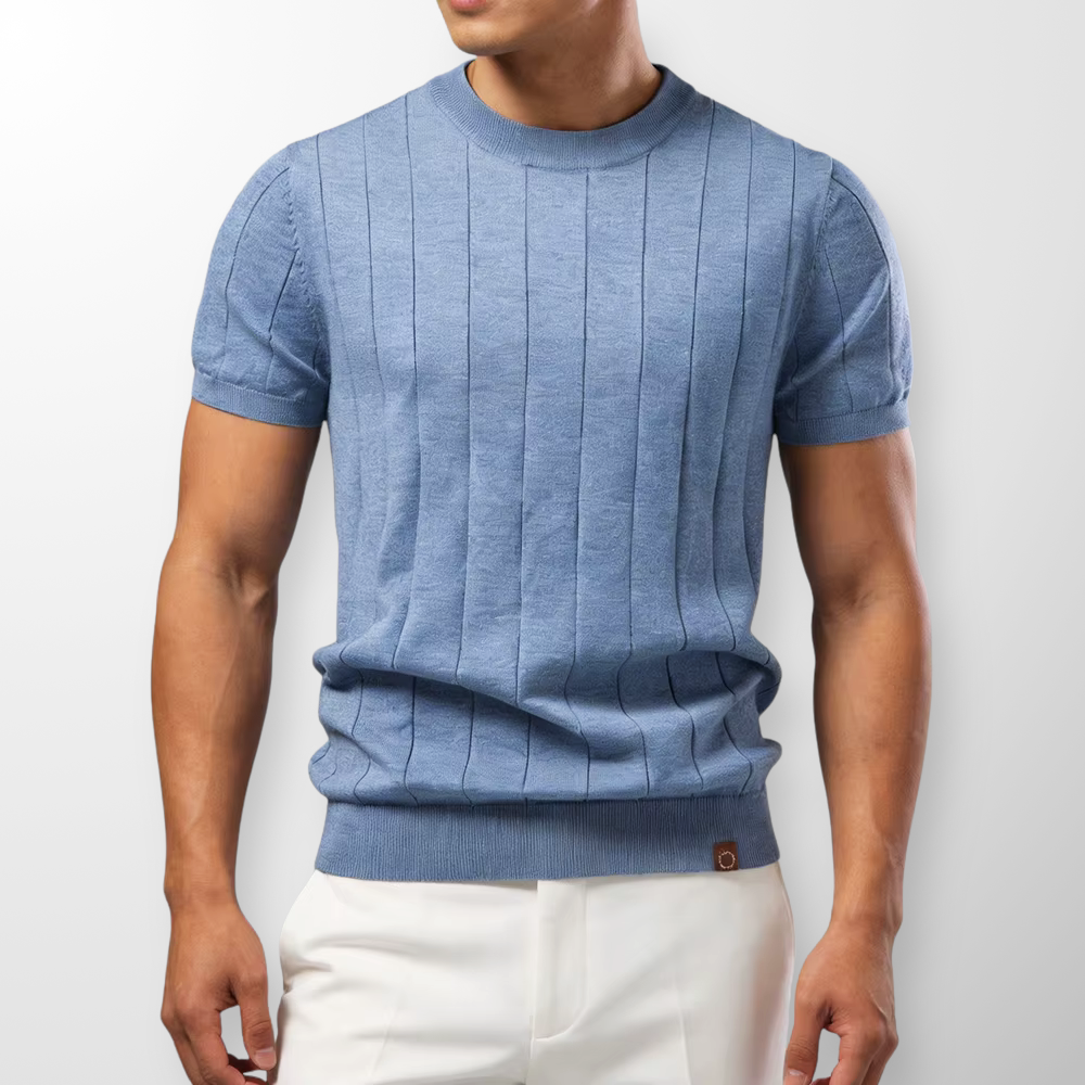 Celia™ | Camiseta canalé premium