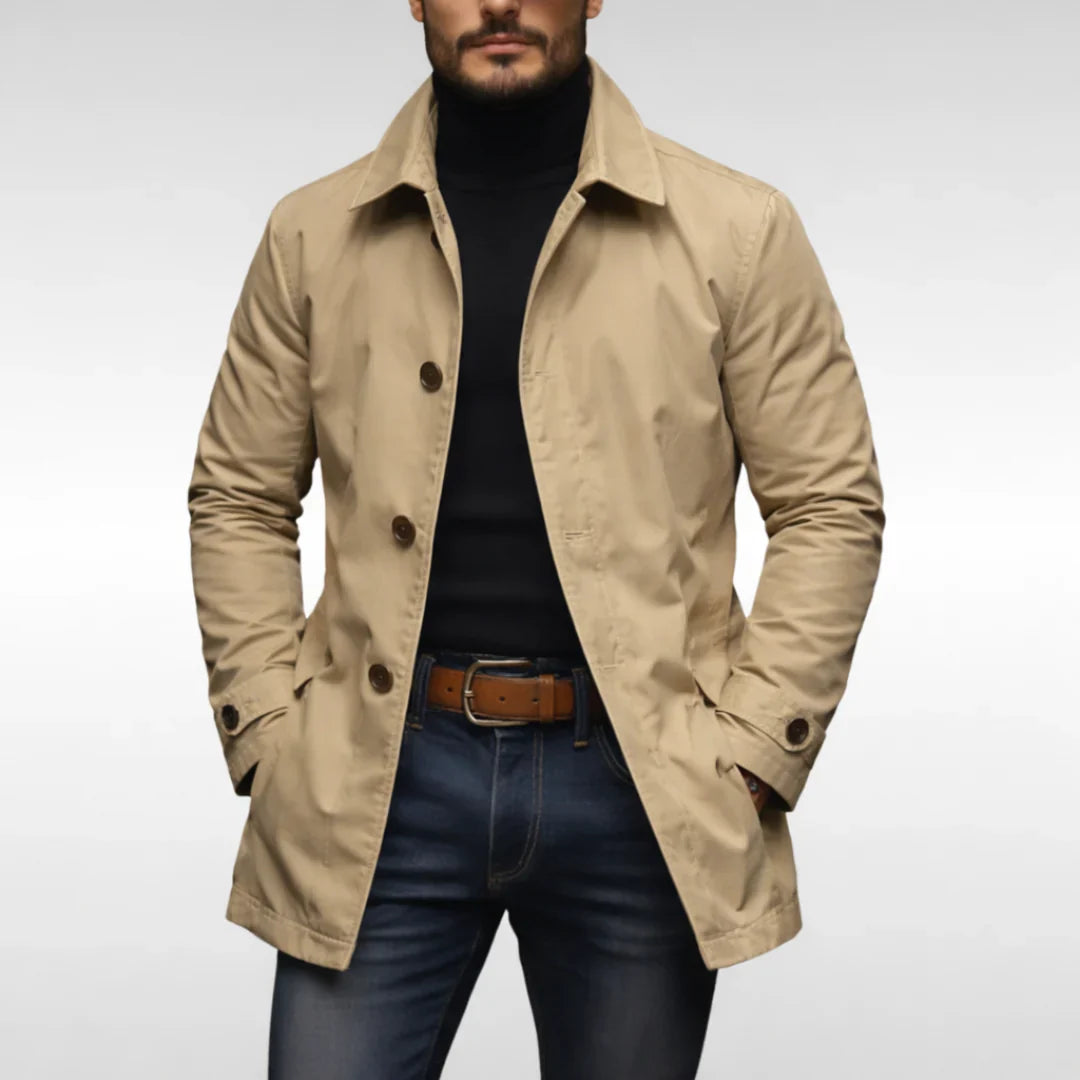 Lucía™ | Abrigo impermeable minimalista