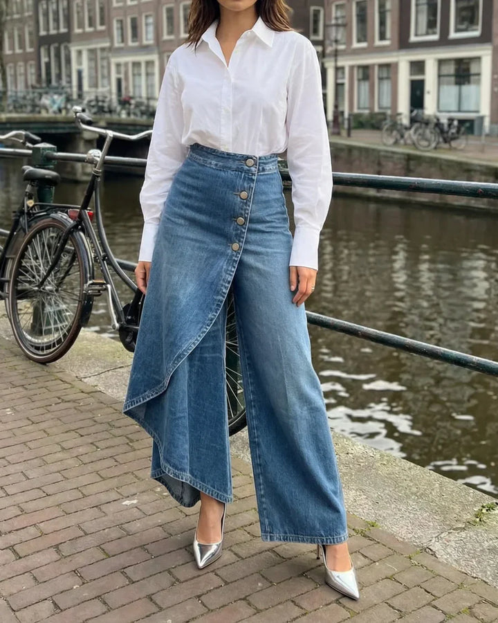 Irene™ | Pantalones vaqueros cruzados