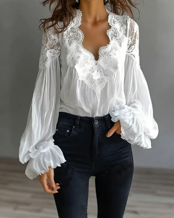 Carmen™ | Blusa encaje floral
