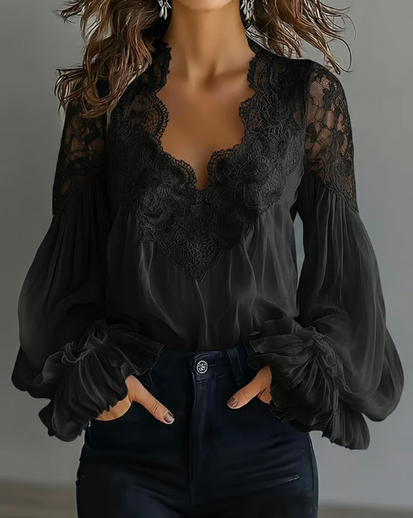 Carmen™ | Blusa encaje floral