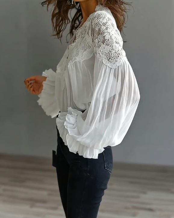 Carmen™ | Blusa encaje floral